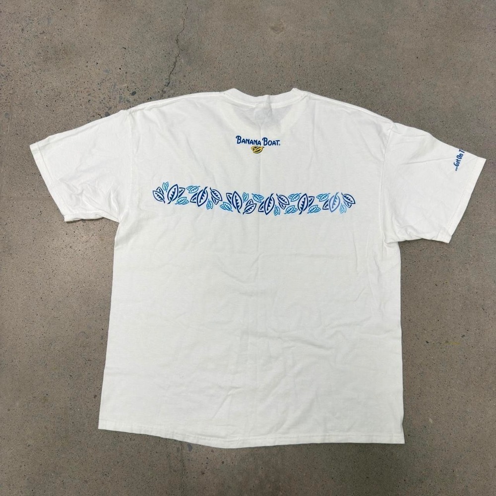 90s Banana Boat Sunscreen Promo Wrap Around T-Shirt (Size XL)